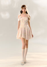 Love Butterfly Floral Swing Dress
